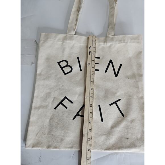 Madewell The Reusable Tote Bag Biwn Fait Canvas Multi - Picture 3 of 4